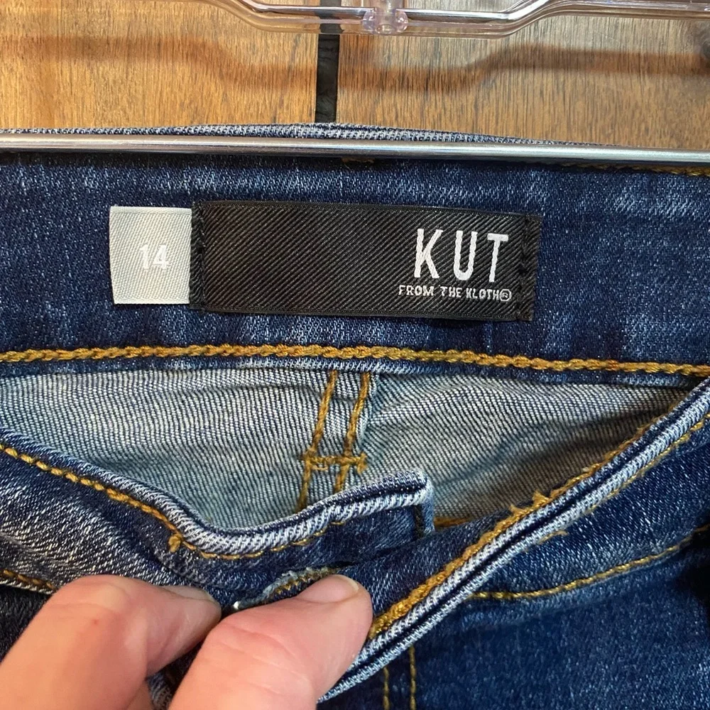 Kut from the Kloth Dark Wash Skinny Jeans - Picture 2 of 3